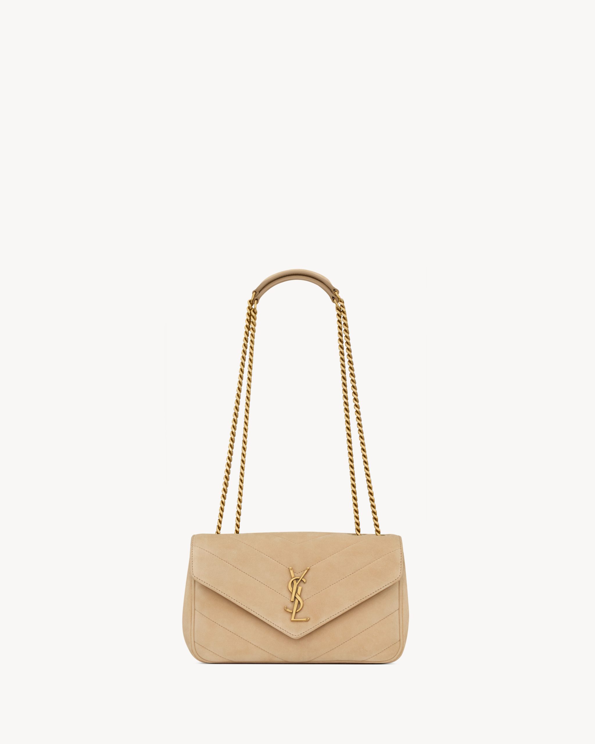 YSL LOULOU small in MATELASSÉ suede - Image 1
